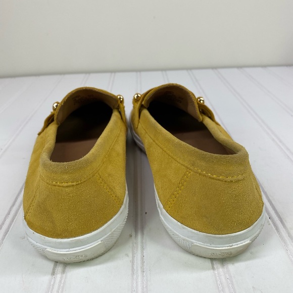 Coach  Corey yellow suede loafers - Picture 6 of 9